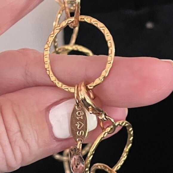 Sabika Gold Ring Necklace - Picture 2 of 2